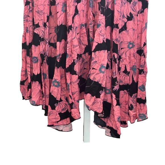 New Intimately Free People Heat Wave Floral Printed Smocked Maxi Dress Sz S - Picture 4 of 14